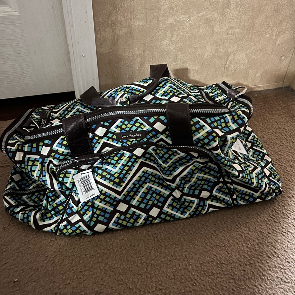 Vera Bradley Ultimate Gym Bag in Rain Forest pattern. Brand new with tags!
